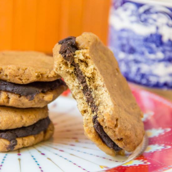 Stuffed Chocolate Cookies