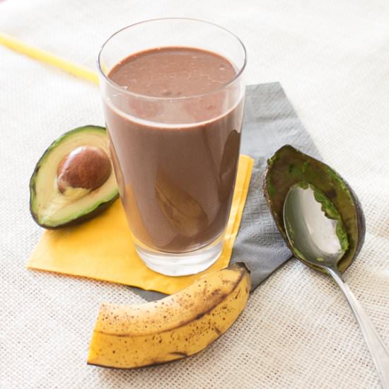 Avocado and Chocolate Smoothie