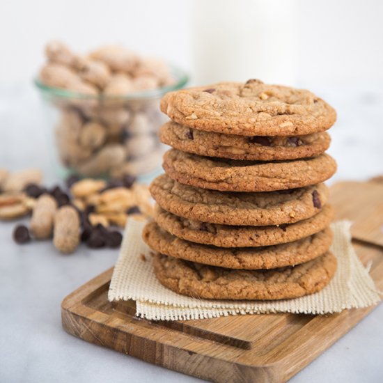 Peanut Chocolate Chip Cookies