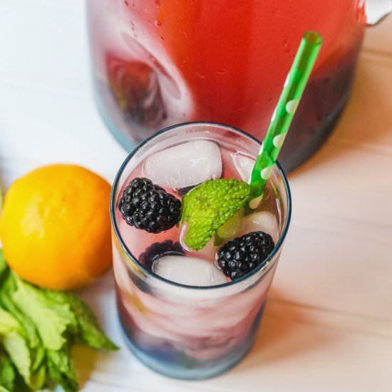 Blackberry Lemon-jito