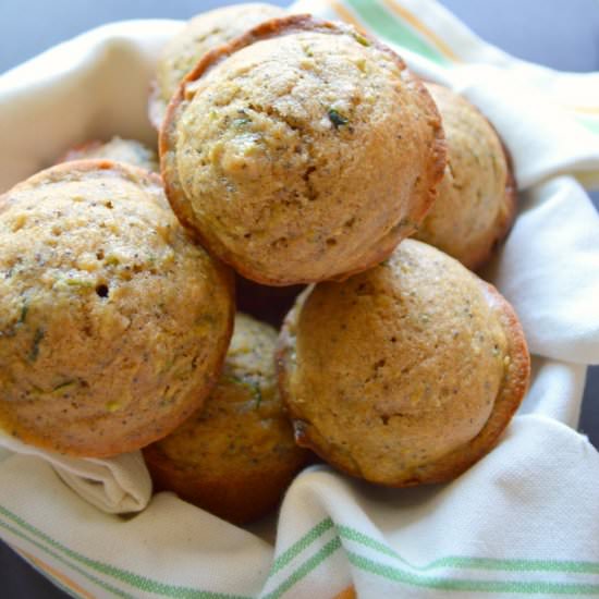 Lemon Zucchini Muffins