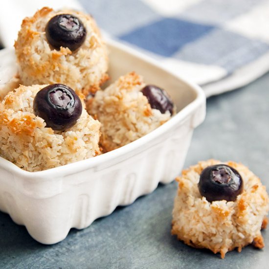 GF Blueberry-Coconut Macaroons