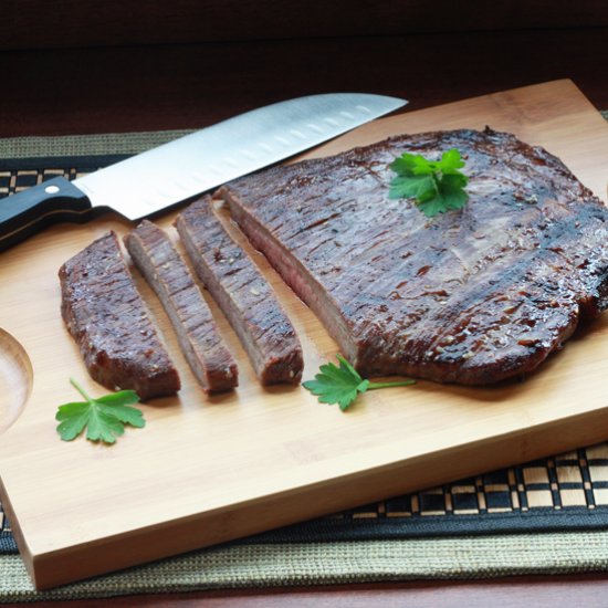 Grilled Korean-Style Flank Steak