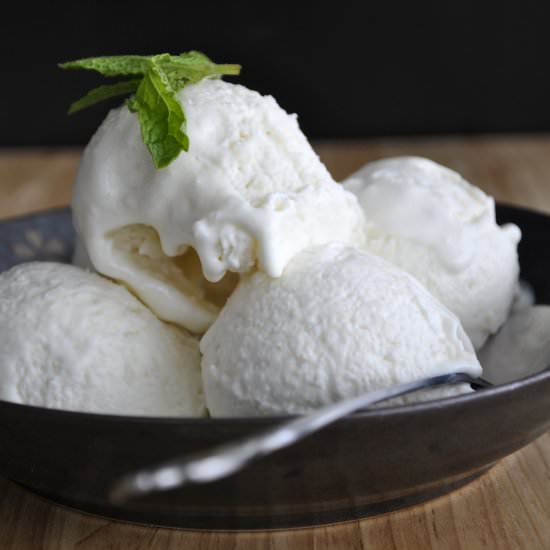 Eggless Tender Coconut Ice-Cream