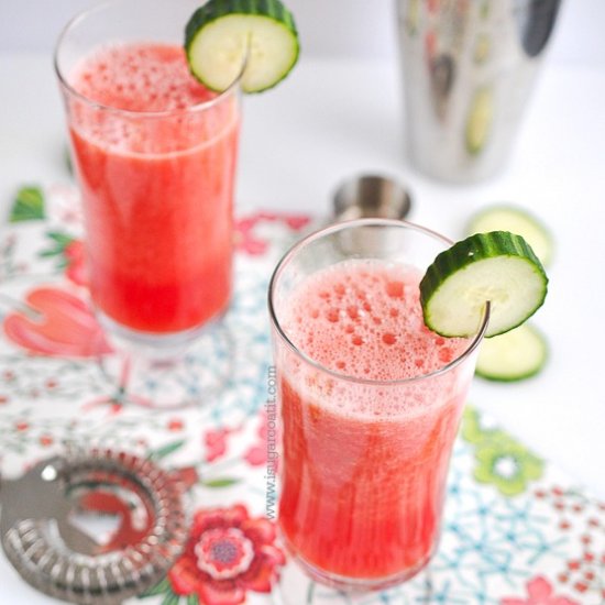 Watermelon Coconut Cucumber Chiller