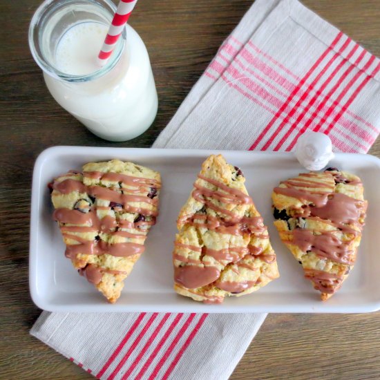 Chocolate Chip Hazelnut Scones