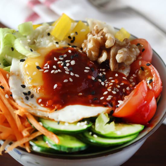 No-Rice Bibimbap Bowl