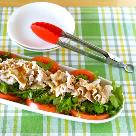 Shabu Shabu Salad w/ Wafu Dressing