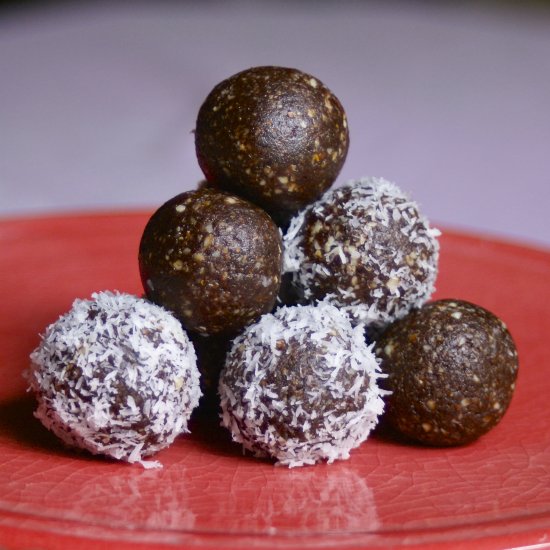 Raw Almond Joy Poppers