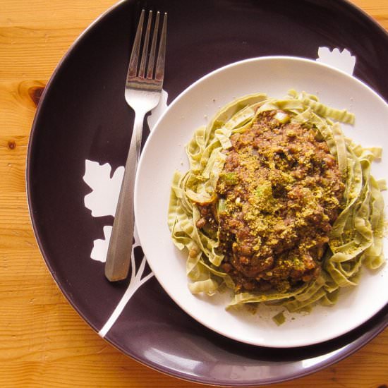 Chunky Tomato Sauce with Mung Bean