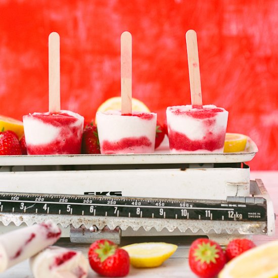 Lemon-Coconut Popsicles!