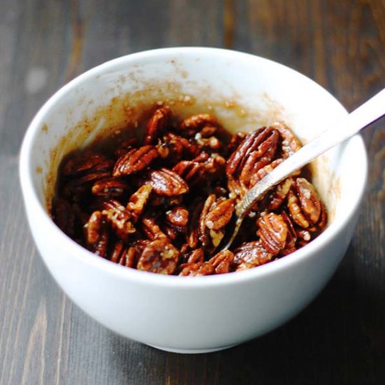 Maple Roasted Pecans