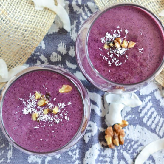 Wild Blueberry & Coconut Smoothie