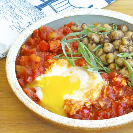 Shakshuka with Spiced Chickpeas