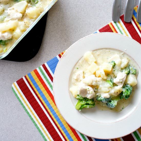 Chicken and Potato Casserole