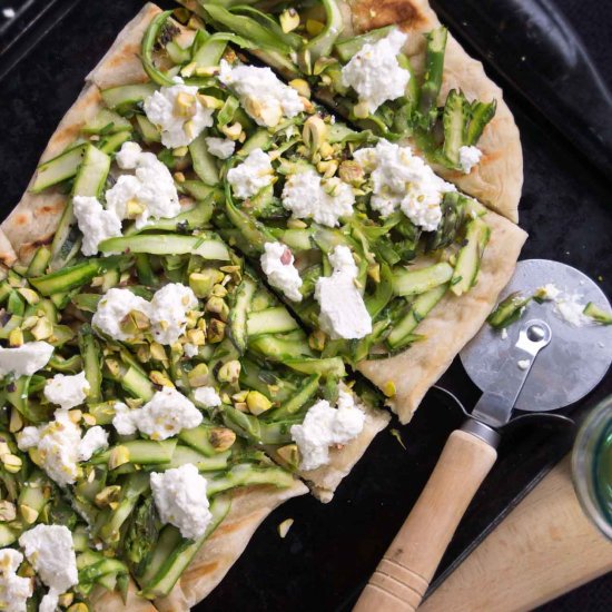 Asparagus Grilled Flatbread