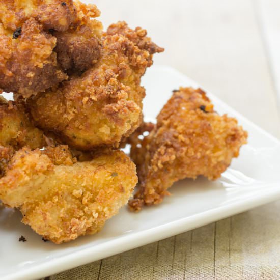 Breaded Fried Cauliflower