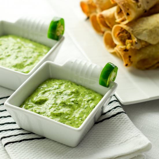 Jalapeño Cilantro Sauce