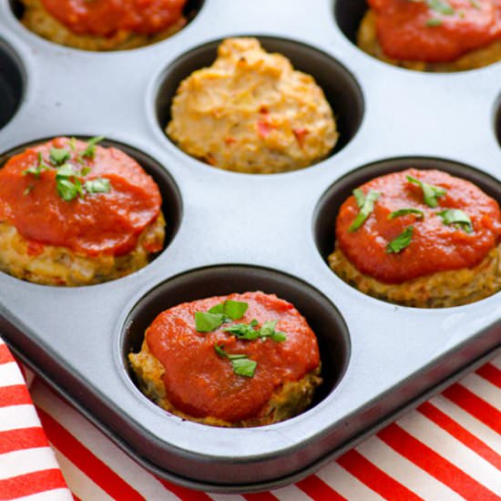 Chipotle Turkey Meatloaf Muffins