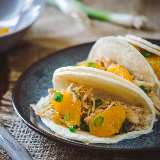 Asian Chicken Tacos