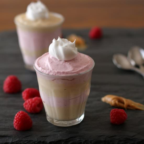 Peanut Butter & Raspberry Mousse