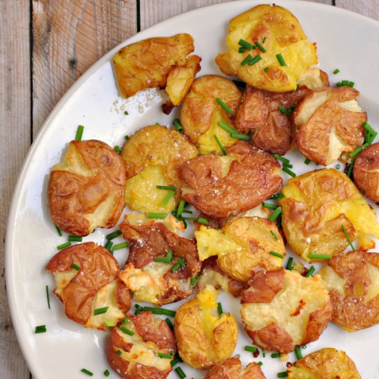 Crispy Salt and Vinegar Potatoes