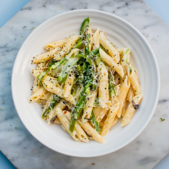 Creamy Asparagus Pasta