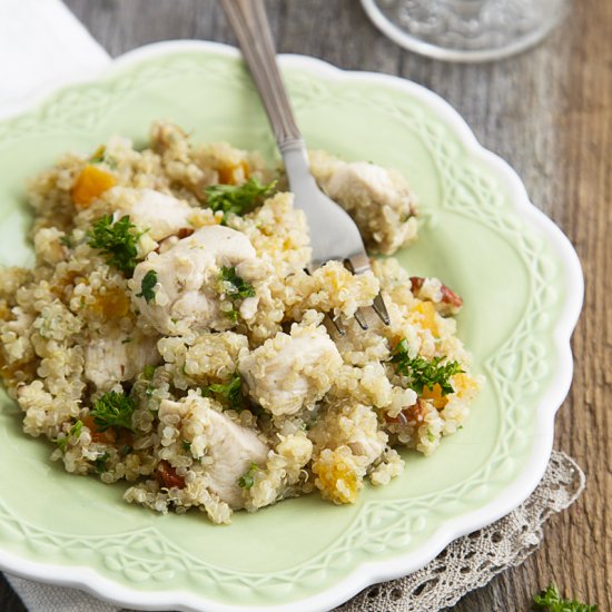 Quinoa with Chicken and Apricots