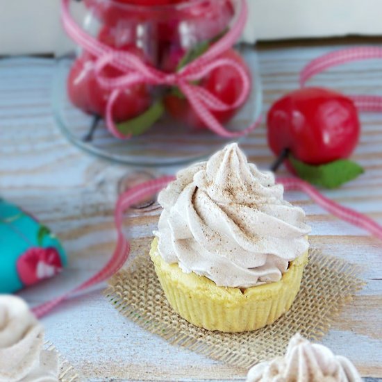 Apple Pie Mousse Cookie Cups