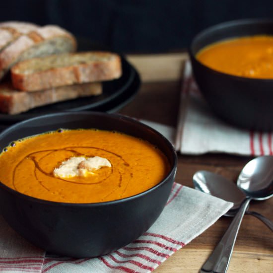 Za’atar Roasted Carrot Soup