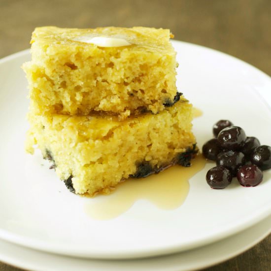 Crockpot Blueberry Pancakes