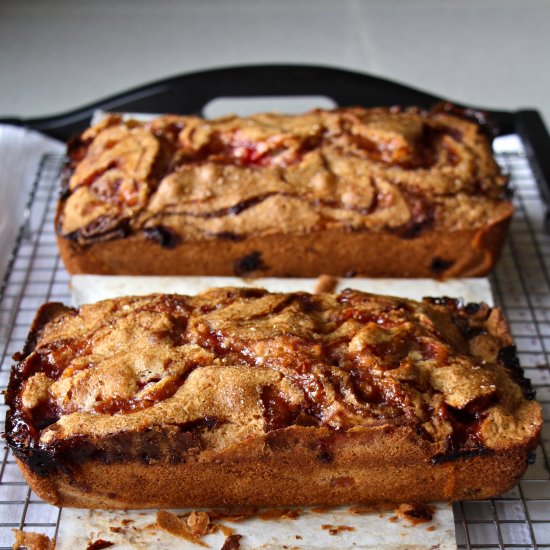 Moist Strawberry Loaf Cake