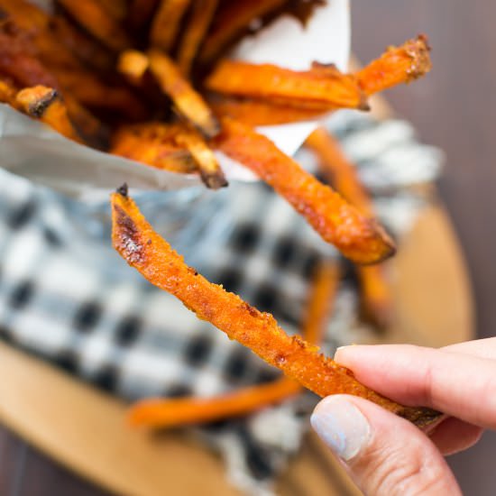 Sweet + Spicy Sweet Potato Fries