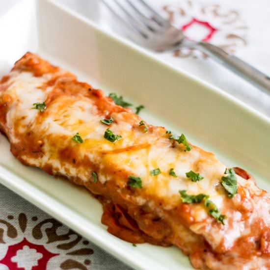 Vegan Cheese Enchiladas