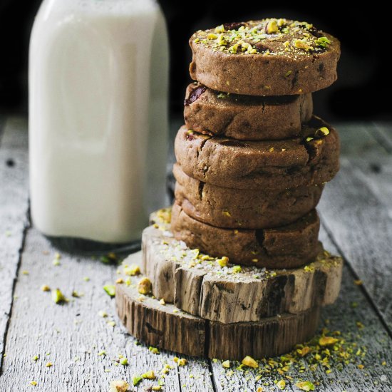 Chocolate Pistachio Cookies