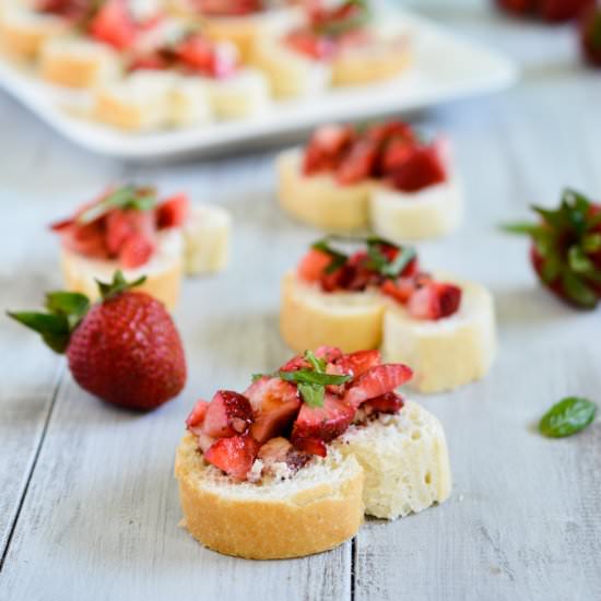 Strawberry Bruschetta