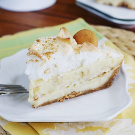 Banana Pudding Pie