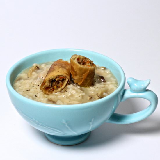 Chicken Congee (Rice Porridge)