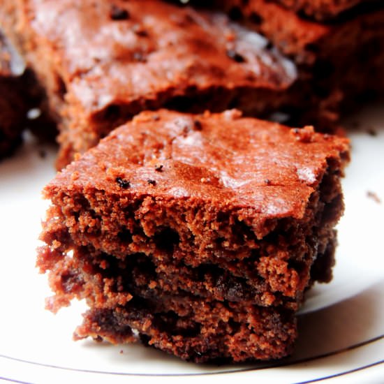 Dark Chocolate Chunk Brownies