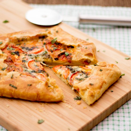 Tomato & Mozzarella Galette