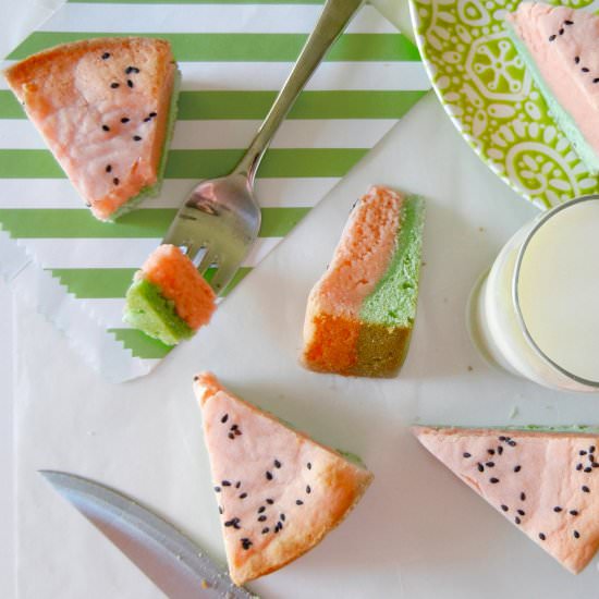 Watermelon Blondie Bars