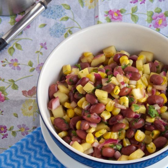 Mixed Bean Herbed Salad