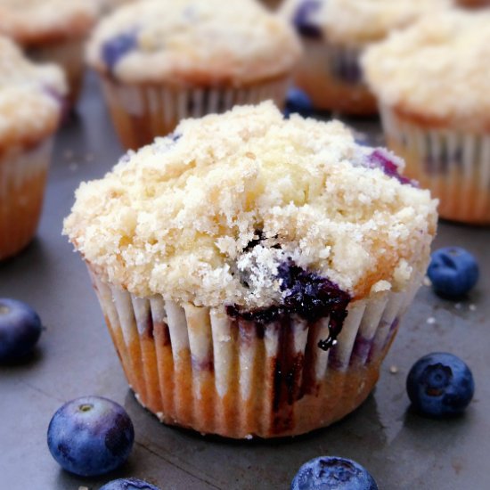 Blueberry Streusel Muffins