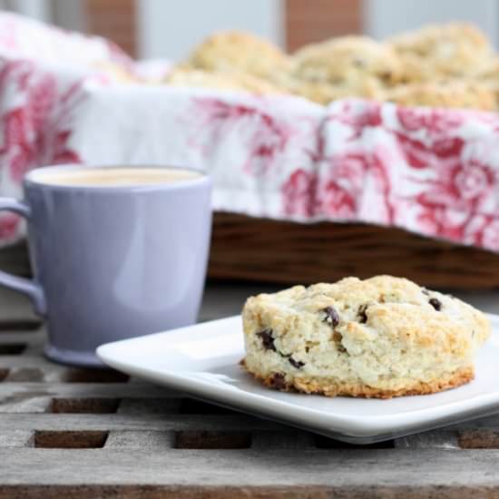 Oatmeal Chocolate Chip Scones