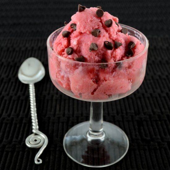 Raspberry Frozen Yogurt