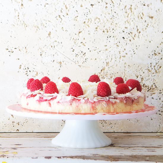 Coconut Raspberry Flan