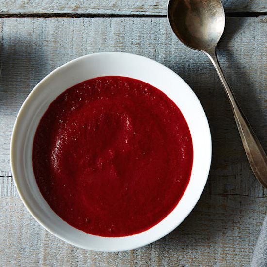 Roasted Beet and Carrot Soup