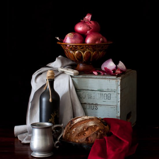 Walnut Bread with Cherries