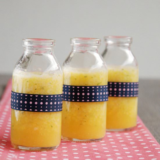 Cocktail with Pineapple and Mango