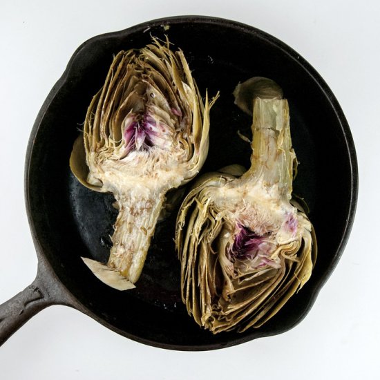 Broiled Balsamic Artichokes